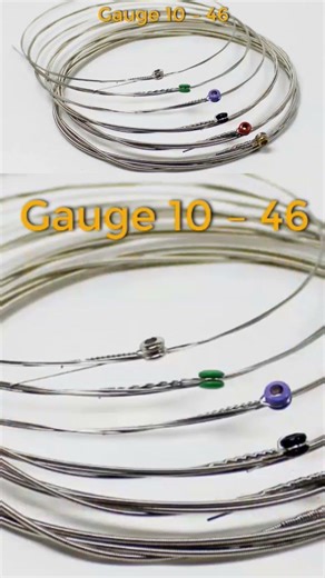 10-46 GAUGE STRINGS for Electric Guitar (Medium): Versatile Features