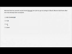 Writing: Conventional expression — Basic example | Writing & Language | SAT | Khan Academy