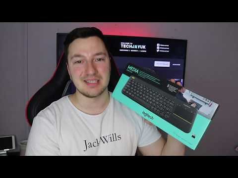 Logitech K400 Plus Wireless Touch Keyboard UNBOXING & REVIEW