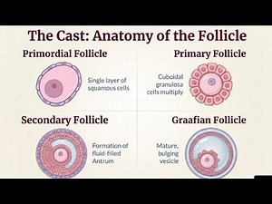 Follicular Development Explained: Primordial, Primary, Secondary, and Graafian Follicles”