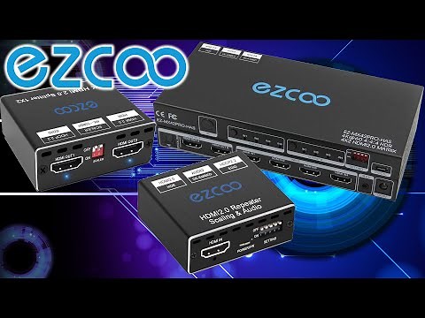 Vorstellung | ezcoo HDMI Matrix 4x2, HDMI Splitter 1x2 und HDMI Audio Extractor