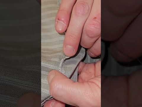 Real-Life Use of the Blind Hem Hand Stitch on a Pair of Pants
