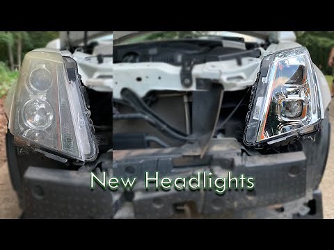 How To Install New Headlight Housings On A 2008-2013 Cadillac CTS