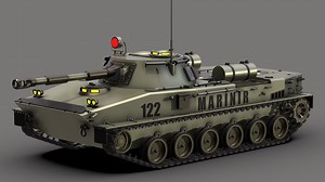 PT-76 Marinir TNI-AL - Buy Royalty Free 3D model by NA3dmodel
