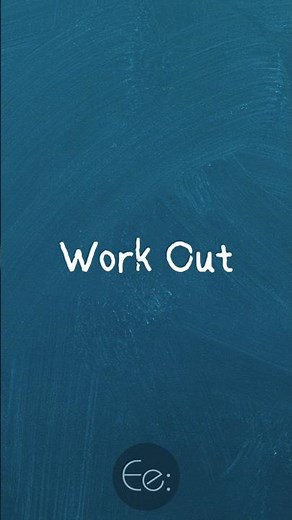 Work Out 💪 What Does It Mean? by English explained #phrasalverbs #phrases #expression #meaning