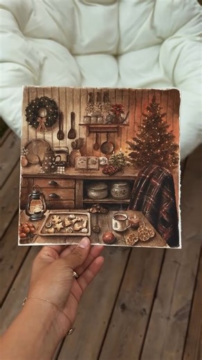 45K views · 228 reactions | Watercolor painting by artist @artwderya — a cozy interior scene filled with warmth and festive charm. The soft golden light, rustic textures, and delicate details capture the comforting essence of a winter evening, evoking nostalgia and serenity. Artist: @artwderya #watercolorpainting #cozyart #interiorart #christmasart #watercolorartist #fineart #artprocess | Watercolor Masters | Facebook