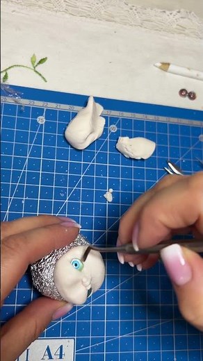 How to Sculpt a Realistic Doll Face from Polymer Clay | Easy Step-by-Step Tutorial Part 3 #diy
