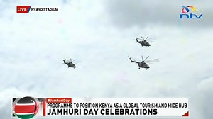 190K views · 5.3K reactions | Kenya Defence Forces showcase military prowess with an impressive aircraft fly-past during #JamhuriDay Celebrations at Nyayo Stadium | NTV Kenya | Facebook