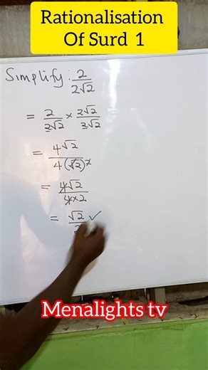 Basics Of Surd #surd #viralshort #maths #menalightstv