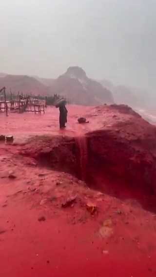 "A series of very precise lightning strikes seared the word 'OMEN' into the rust-red sand of the Sonora Desert; scientists blamed 'phytoplankton'."