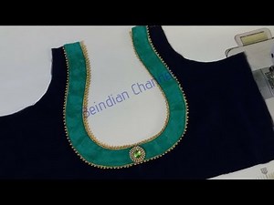 Very Beautiful Matka Gala Design Blouse Cutting & Stitching