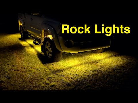 How to: install LED rock lights on Toyota Tacoma, Tundra, 4Runner trucks - DIY