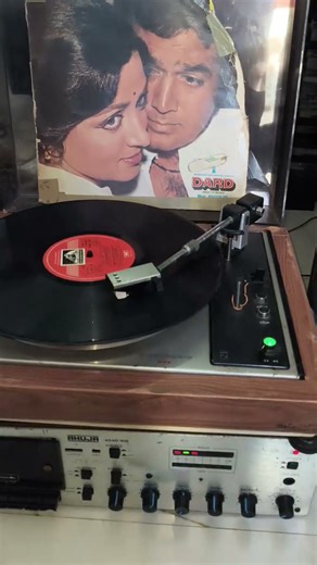 old Movie LP Record Dard Movie Song Play Philips Stereo Record Player Music Testing #lp #record #old