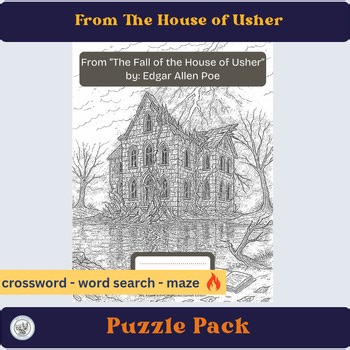From “The House of Usher” by Edgar Allan Poe Puzzle Pack Grades 6–8