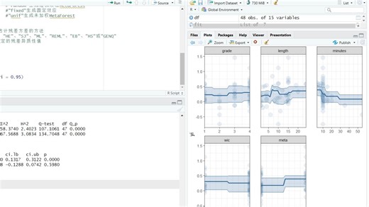 meta分析时，如何采用随机森林算法计算数据异质性