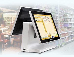 [Hot Item] 15" Dual Display POS Terminal