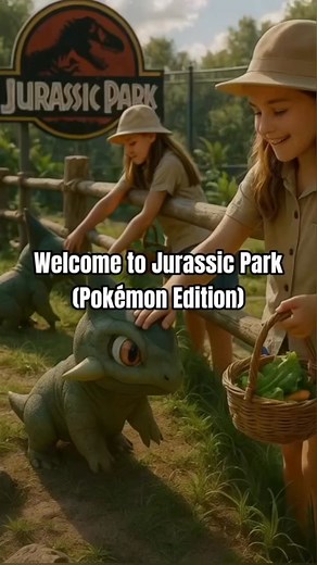 Welcome to Jurassic Park | Pokémon Edition #pokemon #pokemonfan #pokemoncommunity | Pokémon lover