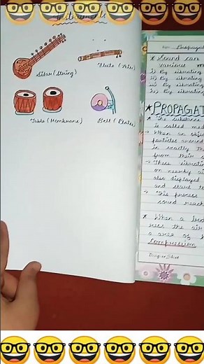 Project file on Sound 🔊 (Physics) for class-IX ... Beautiful idea💡#projectideas with diagrams