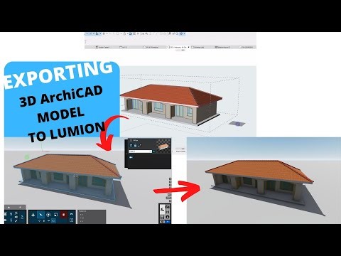 Exporting 3D ArchiCAD model into Lumion