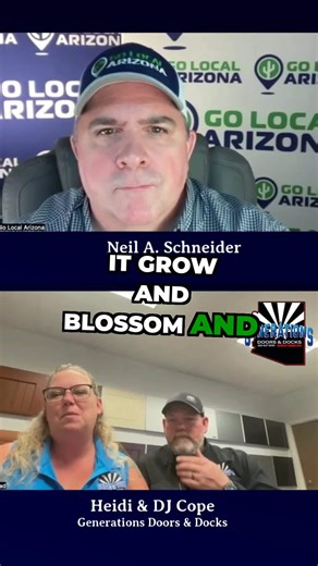 Heidi from Generations Doors & Docks shares her experience with Go Local Arizona and why she recommends it to other business owners. She talks about the value of networking events, both in-person and virtual, and how they’ve helped her connect with fellow entrepreneurs and receive valuable referrals. Heidi explains how virtual networking saves time for busy business owners while still offering the chance to build meaningful connections. #GoLocalArizona #smallbiz #vocalforlocal #SupportSmallBusin
