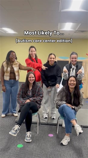 Most likely to: autism care center edition! Because bonding with coworkers is just as important as connecting with clients. #ABATherapy #Autism #WhosTheMostChallenge #ABATherapy | Bierman Autism Centers