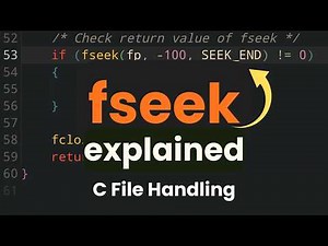 fseek() Function Explained with Examples | File Handling in C Programming