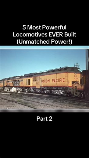 5 Most Powerful Locomotives EVER Built (Unmatched Power!) #documentary #locomotive #railhistory #train #foryoupage