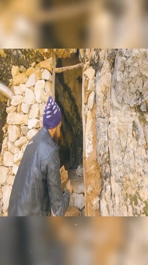 12K views · 120 reactions | "Create an Incredible Hideout Inside a Mountain Cave #MountainSurvival #HideoutBuilding #SurvivalSkills #OutdoorAdventure #CaveShelter | Navy Notes | Facebook