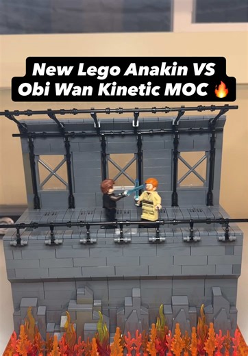 I am recreating the iconic Anakin VS Obi Wan duel in a huge MOC that I’ll be building throughout this year in collaboration with @jmoon_bricks! This is just the first part. Stay tuned to see my progress throughout the year! #lego #starwars #legostarwars #legomoc #legostarwarsmoc