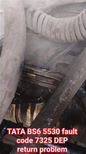 Tata BS6 5530 fault code 7325 #Urea Return problem #DEF Val low pressure #Urea nhi khaa rha tha.