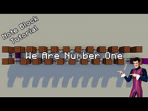 We Are Number One - Minecraft Note Block Tutorial