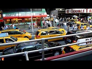 Traffic jam Times Square New York