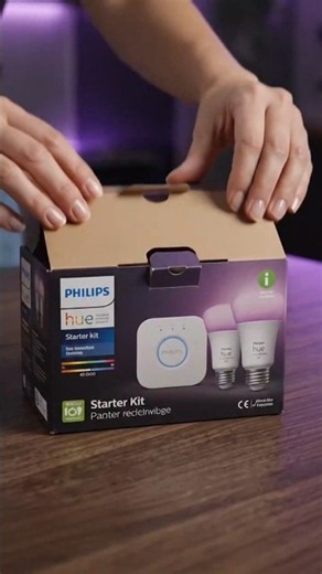 Philips Hue Starter Kit Unboxing ASMR 💡 | Satisfying Smart Lighting Setup