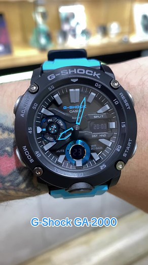 G-Shock GA-2000: Fibra de Carbono em Destaque