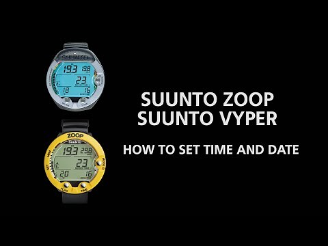Suunto Zoop & Suunto Vyper - How to set time and date