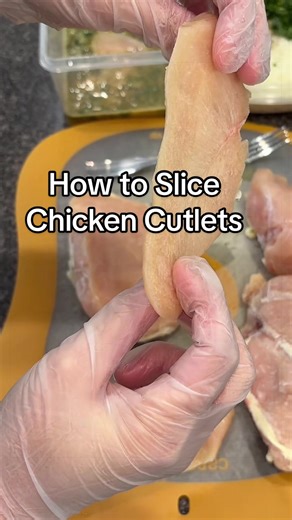 How to Slice Thin Chicken Cutlets