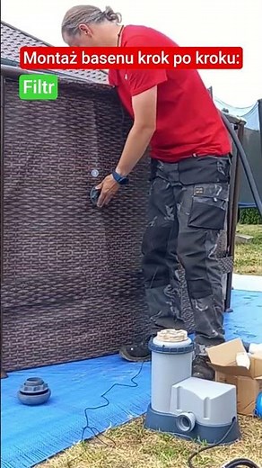 How to assemble a large garden pool? Bestway round frame pool setup - A fun guide ;)
