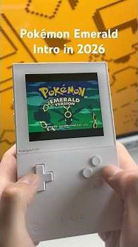Pokémon Emerald Intro on Analogue Pocket in 2026 #nintendo #pokemon #analoguepocket #gameboyadvance