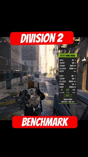 The Division 2 Benchmark Low to Ultra Settings #gtx10606gb #benchmark #division2 #gaming
