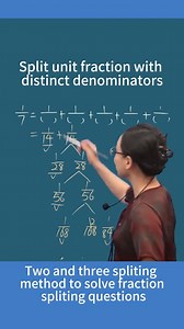 113K views · 2.9K reactions | Two and three splitting method to solve fraction splitting questions #education #thinking #math #maths #mathematics #calculation #pattern | Test And Tutor | Facebook