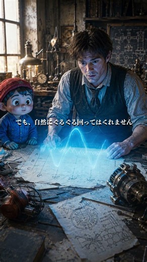 なぜ三相交流は120度ずれている？モーターが回る仕組みを分かりやすく解説