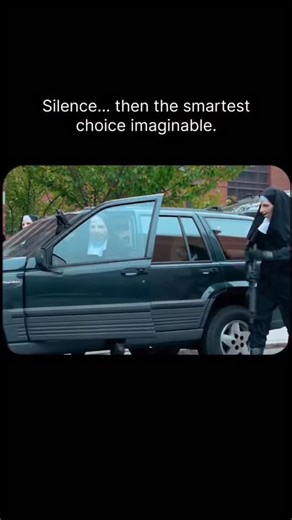 Cinema Reels on Instagram: "🎬 The Scene: A Standoff of Silence In this scene, a group of bank robbers dressed in terrifying nun masks and habits are making their getaway. As they pile into their SUV, a lone police officer pulls up in his cruiser, coming face-to-face with them. For several agonizing seconds, there is total silence. The lead robber (played by Ben Affleck) stares directly at the officer, his hand visible on his automatic weapon. The officer, realizing he is completely outgunned an