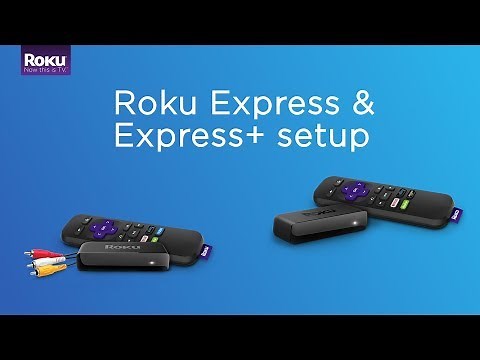 How to set up the Roku Express/Express+ (Model 3900/3910)