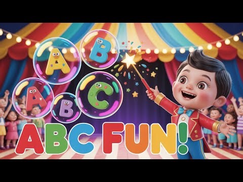 The Bubble-Letter Circus: Alphabet Adventure for Kids | Fun ABC Cartoon