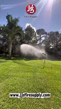 Water Cannon Wildfire Defense Sprinkler Rain Gun on Tripod (with High Performance Pool Fire Pump)