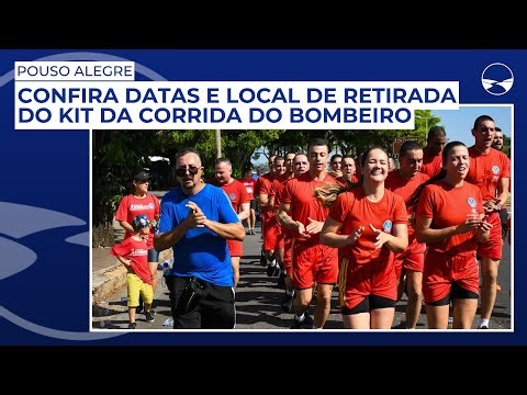Confira datas e local de retirada do kit da Corrida do Bombeiro em Pouso Alegre