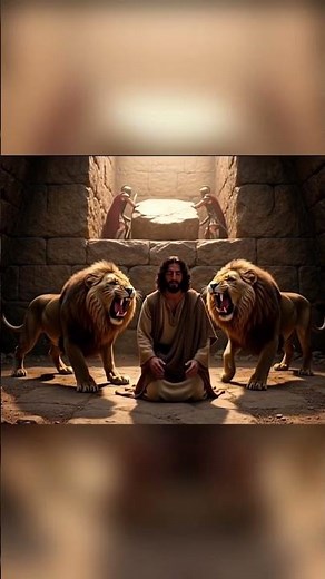 Daniel in the Lions' Den 🦁✨ | God's Miracle | Bible Story | AI Cinematic Animation
