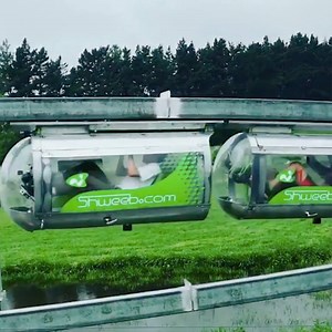 Race with friends with these suspended aerodynamic pods. | In The Know Innovation
