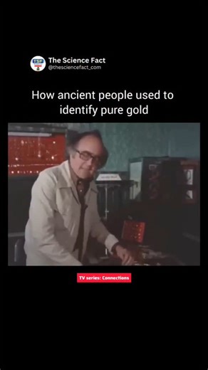 The Science Fact | Ancient people used touchstone, a type of black stone with a finely-grained surface, to identify gold by conducting a simple test called... | Instagram