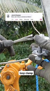 1.1M views · 5.5K reactions | retension &fixing neutral line using loop clamp #followerseveryonehighlights #everyoneシ゚ #electricity #electrical #lineman #fypシviralシ2024 #foryoupageシforyou #pobrenglineman2 #foryoupageviralシ゚ #fypageシ #foryoupageシ #fypシ゚ #foryoupagereels #linemanwork #electricalwork #foryouシ | PobrengLineman2.0 | Facebook